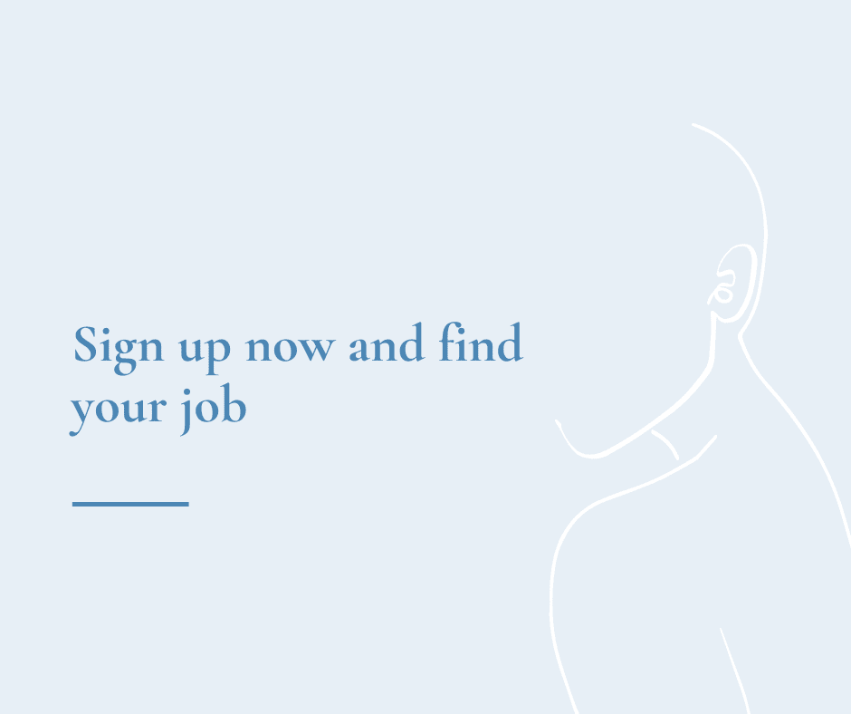 Sign up now and find your job